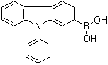 structure of CAS# 1001911-63-2, 9-Phenylcarbazole-2-boronic acid