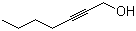2-Heptyn-1-ol molecular structure (CAS 1002-36-4)