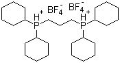 1,3-双(二环己基膦)丙烷双(四氟硼酸盐)分子结构 (CAS 1002345-50-7)