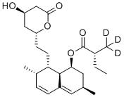 structure of CAS# 1002345-93-8, Epi Lovastatin-d3