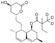 辛伐他汀-d3分子结构 (CAS 1002347-61-6)