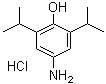 4-氨基丙泊酚盐酸盐分子结构 (CAS 100251-91-0)