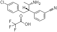 CAS 登录号：1002752-56-8, 3-[(1S,2S)-2-氨基-1-[(4-氯苯基)甲基]丙基]苯甲腈 2,2,2-三氟乙酸盐 (1:1)