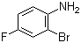 structure of CAS# 1003-98-1, 2-溴-4-氟苯胺