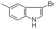 3-溴-5-甲基-1H-吲哚分子结构 (CAS 1003708-62-0)