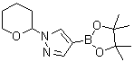 structure of CAS# 1003846-21-6, 1-(2-Tetrahydropyranyl)-1H-pyrazole-4-boronic acid pinacol ester