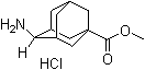 CAS # 1003872-58-9, (E)-4-Aminoadamantane-1-carboxylic acid methyl ester hydrochloride, (3R,5S)-rel-4-Aminotricyclo[3.3.1.1(3,7)]decane-1-carboxylic acid methyl ester hydrochloride
