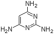 structure of CAS# 1004-38-2, 2,4,6-三氨基嘧啶