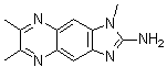 1,6,7-三甲基-1H-咪唑并[4,5-g]喹喔啉-2-胺分子结构 (CAS 1004510-31-9)