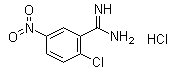 CAS # 1004517-05-8, 2-Chloro-5-nitrobenzenecarboximidamide hydrochloride (1:1)
