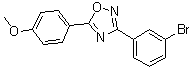CAS 登录号：1004672-03-0, 3-(3-溴苯基)-5-(4-甲氧基苯基)-1,2,4-恶二唑