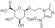 CAS 登录号：100495-98-5, 甲硝唑葡糖苷酸