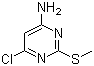 structure of CAS# 1005-38-5, 4-氨基-6-氯-2-甲硫基嘧啶