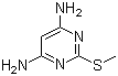structure of CAS# 1005-39-6, 4,6-二氨基-2-甲硫基嘧啶