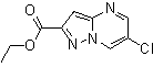 structure of CAS# 1005209-44-8, 6-氯-吡唑并[1,5-a]嘧啶-2-羧酸乙酯