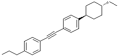 CAS # 100558-65-4, 1-[[4-(trans-4-Ethylcyclohexyl)phenyl]ethynyl]-4-propylbenzene