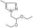 1-(2,2-二乙氧基乙基)-4-甲基-1H-吡唑分子结构 (CAS 1005631-56-0)
