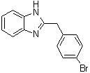 structure of CAS# 100622-41-1, 2-[(4-Bromophenyl)methyl]-1H-benzimidazole