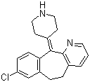 structure of CAS# 100643-71-8, 脱羧氯雷他定