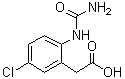 CAS 登录号：100666-71-5, 2-[(氨基羰基)氨基]-5-氯苯乙酸