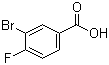 structure of CAS# 1007-16-5, 3-溴-4-氟苯甲酸