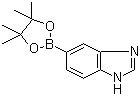 structure of CAS# 1007206-54-3, 1H-Benzimidazole-5-boronic acid pinacol ester