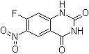 structure of CAS# 1007308-74-8, 7-氟-6-硝基-2,4(1H,3H)-喹唑啉二酮