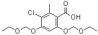 CAS # 1007313-79-2, 3-Chloro-4,6-bis(ethoxymethoxy)-2-methylbenzoic acid