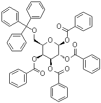 CAS # 100740-75-8, 6-O-(Triphenylmethyl)-beta-D-galactopyranose tetrabenzoate