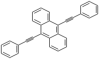 structure of CAS# 10075-85-1, 9,10-双苯乙炔基蒽
