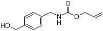 N-[[4-(羟甲基)苯基]甲基]氨基甲酸 2-丙烯-1-基酯分子结构 (CAS 1007859-08-6)
