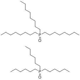 structure of CAS# 100786-00-3, Tri-n-hexylphosphine oxide/tri-n-octylphosphine oxide