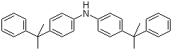 structure of CAS# 10081-67-1, 4,4'-二(苯基异丙基)二苯胺