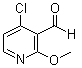 structure of CAS# 1008451-58-8, 4-氯-2-甲氧基-3-吡啶甲醛
