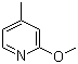 structure of CAS# 100848-70-2, 2-甲氧基-4-甲基吡啶