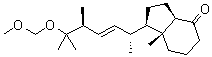 (1R,3aR,7aR)-八氢-1-[(1R,2E,4S)-5-(甲氧基甲氧基)-1,4,5-三甲基-2-己烯-1-基]-7a-甲基-4H-茚-4-酮分子结构 (CAS 100858-26-2)