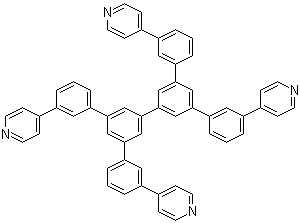 CAS # 1009033-96-8, 3,3'-[5',5''-Bis[3-(4-pyridinyl)phenyl][1,1':3',1'':3'',1'''-quaterphenyl]-3,3'''-diyl]bispyridine