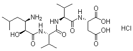 Amastatin hydrochloride分子结构 (CAS 100938-10-1)