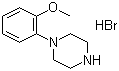 1-(2-甲氧基苯基)哌嗪氢溴酸盐分子结构 (CAS 100939-96-6)