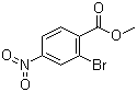 2-溴-4-硝基苯甲酸甲酯分子结构 (CAS 100959-22-6)