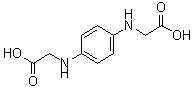 N,N'-1,4-亚苯基二甘氨酸分子结构 (CAS 10097-07-1)