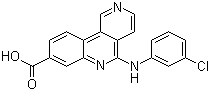 CX-4945分子结构 (CAS 1009820-21-6)