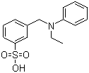 structure of CAS# 101-11-1, N-乙基-N-(3'-磺酸苄基)苯胺