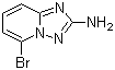 structure of CAS# 1010120-55-4, 5-Bromo-[1,2,4]triazolo[1,5-a]pyridin-2-amine