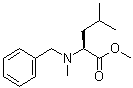 N-甲基-N-(苯基甲基)-L-亮氨酸甲酯分子结构 (CAS 1010385-26-8)