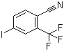 4-碘-2-(三氟甲基)苯腈分子结构 (CAS 101066-87-9)