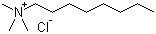 Octyltrimethylammonium chloride molecular structure (CAS 10108-86-8)