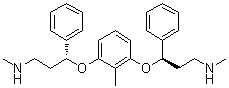 CAS 登录号：1010818-93-5, (gammaR,gamma'R)-gamma,gamma'-[(2-甲基-1,3-亚苯基)二(氧基)]二[N-甲基-苯丙胺]