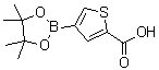 structure of CAS# 1010836-19-7, (2-Carboxythien-4-yl)boronic acid pinacol ester