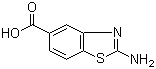 2-氨基-5-苯并噻唑羧酸分子结构 (CAS 101084-95-1)